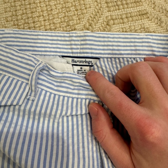 Hartstrings Seersucker Pants 8 - Picture 2 of 3